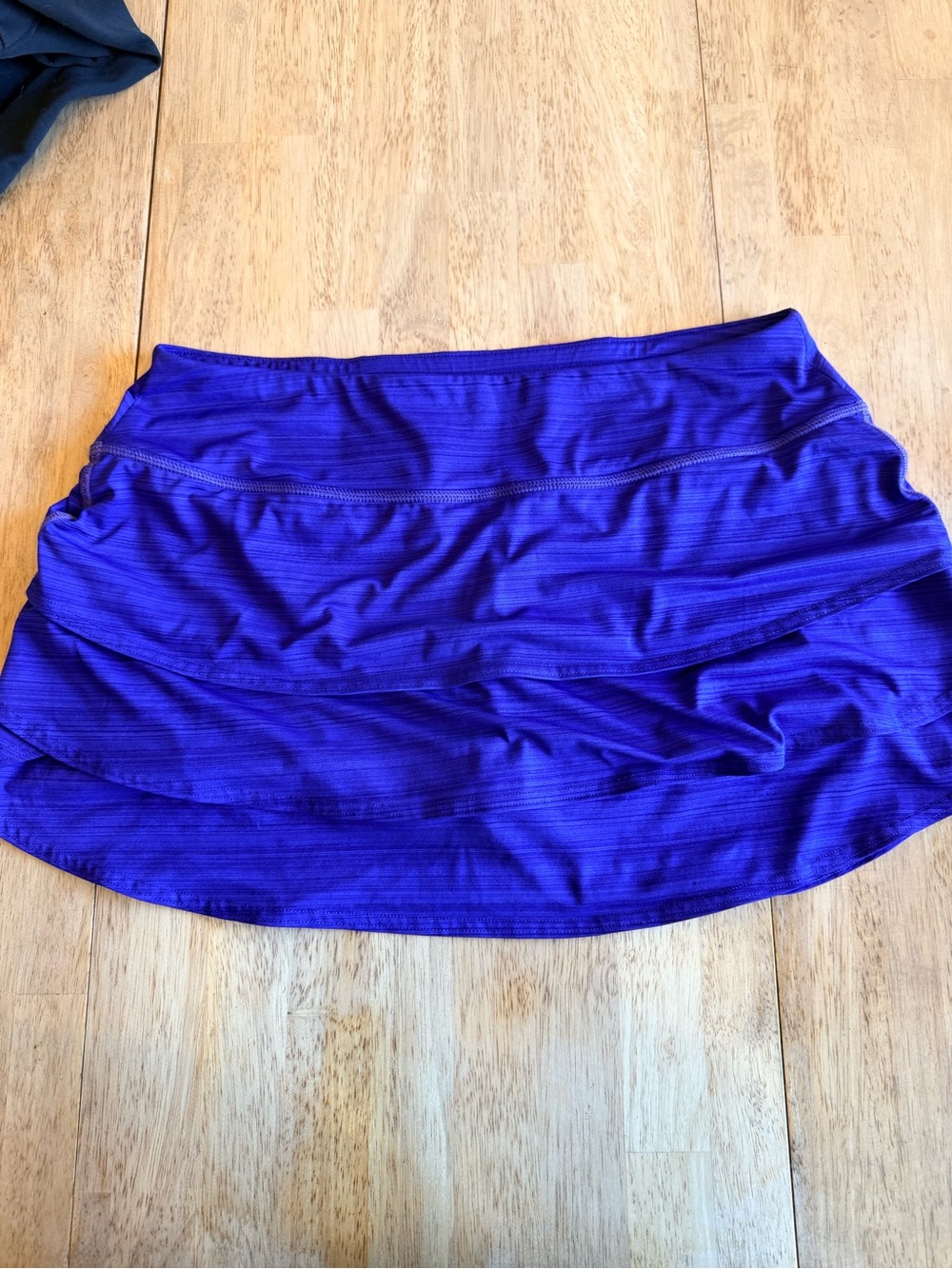Athleta Layered Active Mini Skirt in Royal Blue